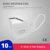 10 Pcs Respirator KN95 Face Masks