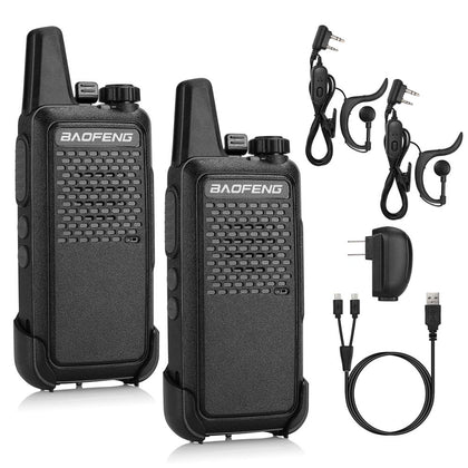 2 pcs BAOFENG GT-22 UHF Two-Way Radio